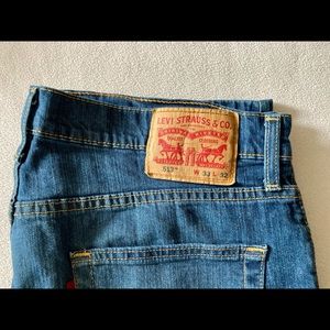 Levi’s 513 slim straight stretch 33x32